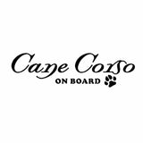 Cane Corso Dog On Board