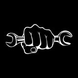 Mechanic Holding A Wrench