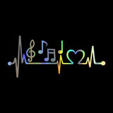 Music Notes Heartbeat