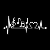Music Notes Heartbeat